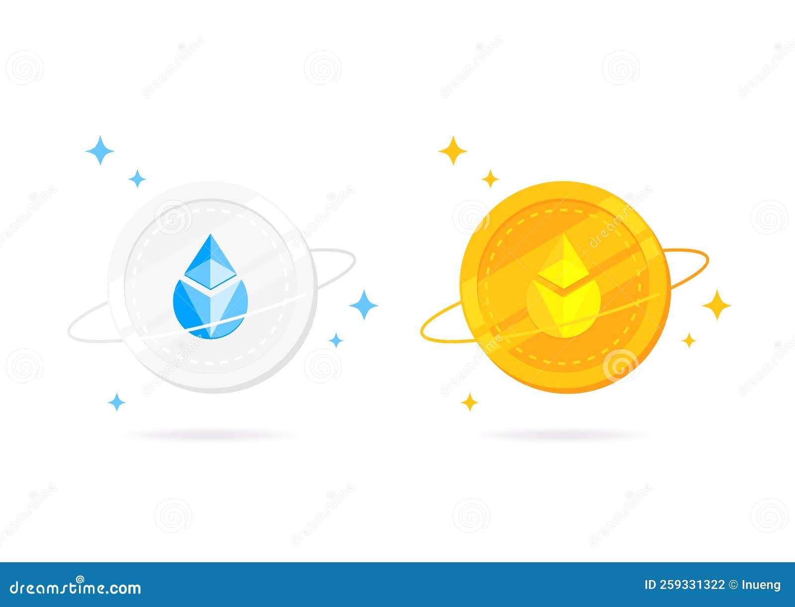 Lido Staked Ether Price STETH Coin Flat Icon Isolated on White Background  Stock Vector - Illustration of bank, cryptocurrency: 259331322