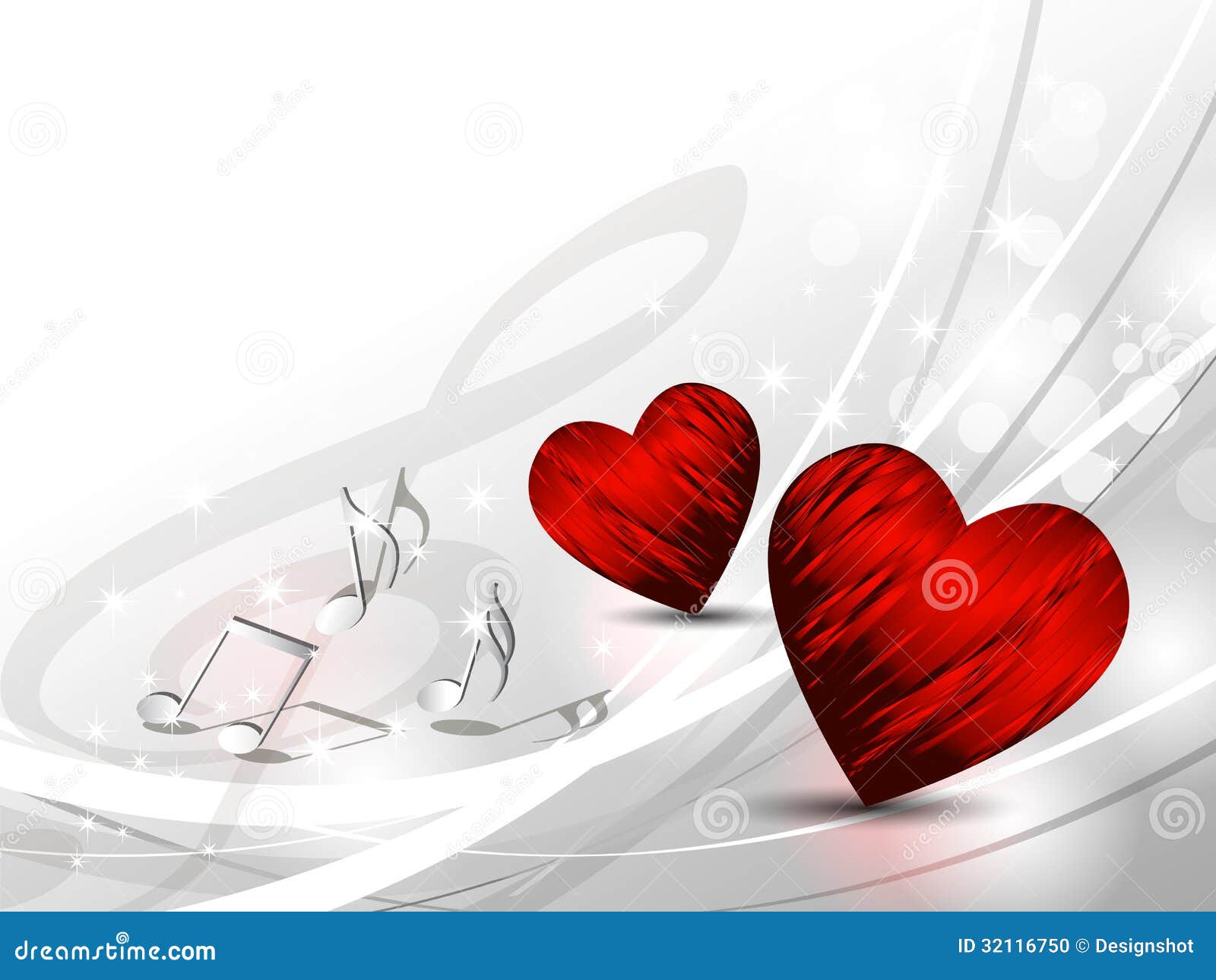 Liebeshintergrund Herzen Vektor Abbildung Illustration Von Farbe 32116750