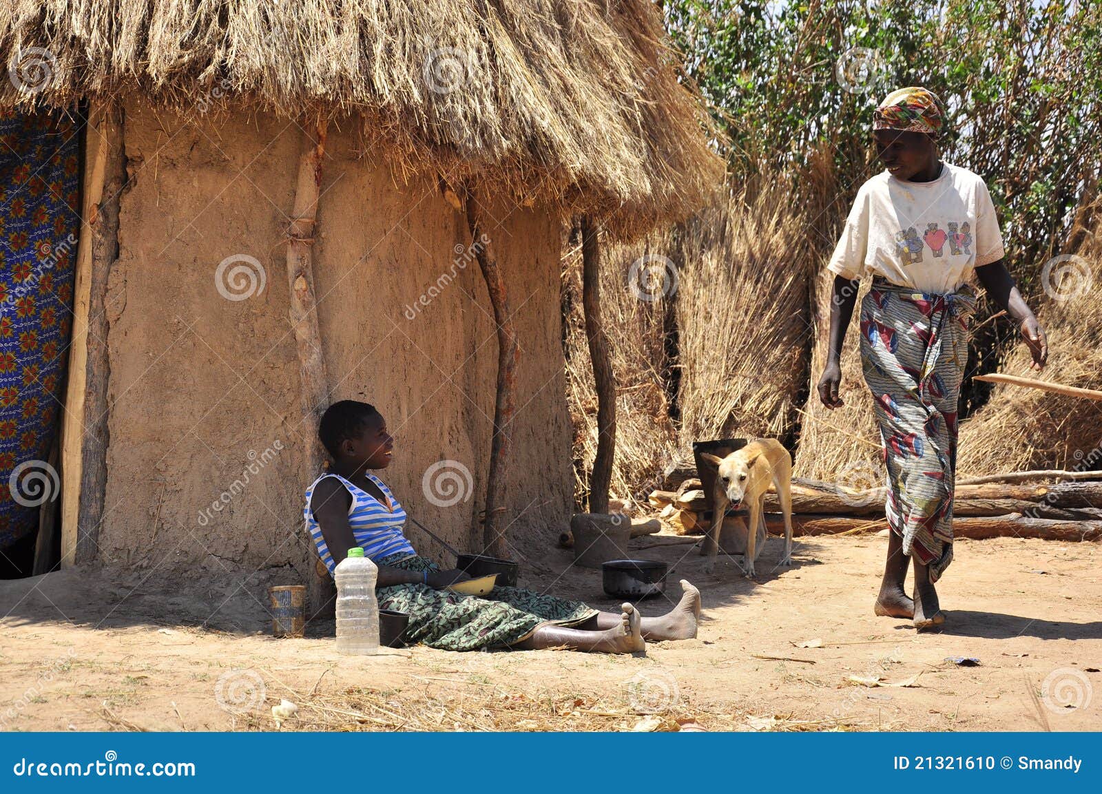 west african village life