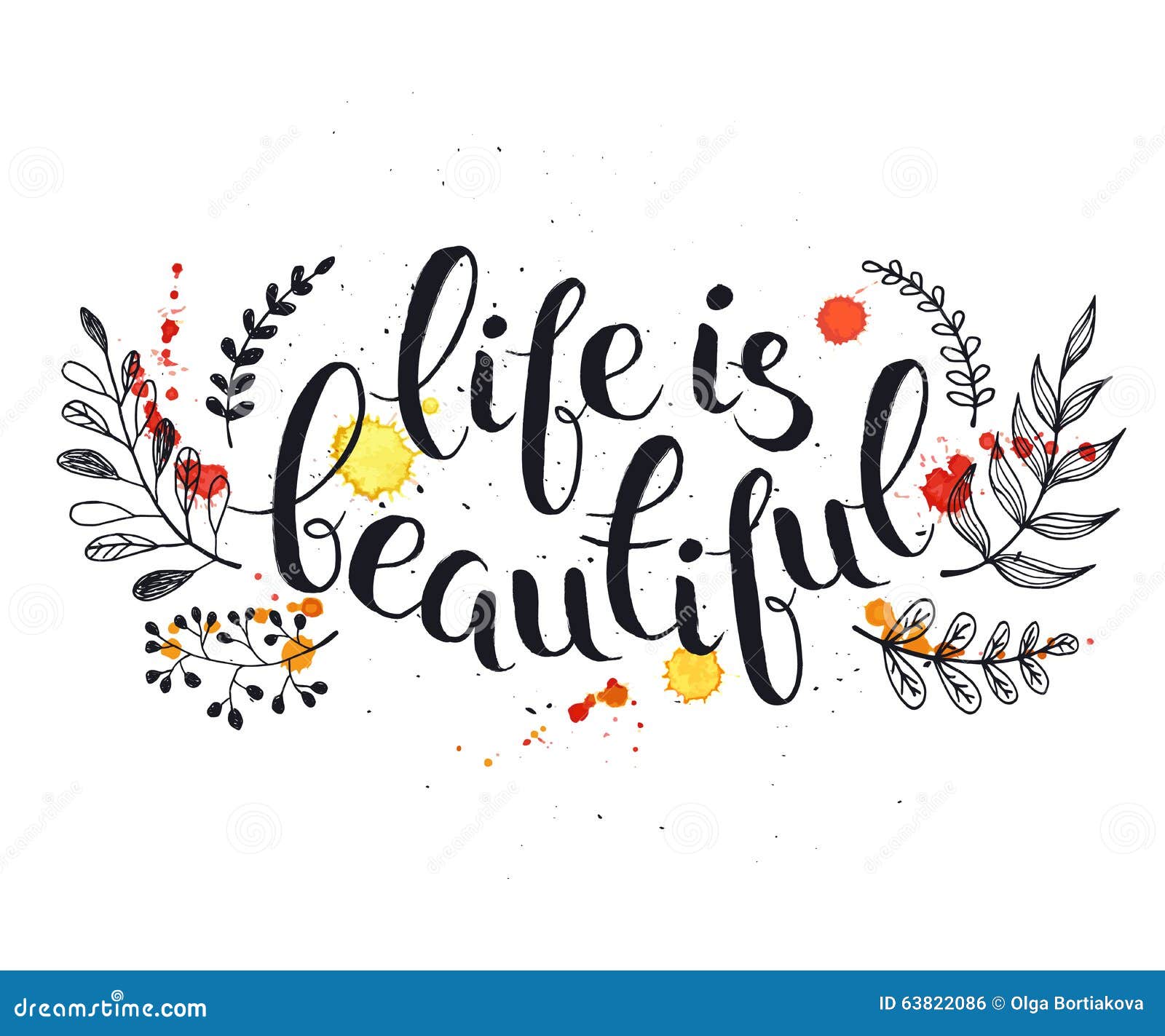 Royalty Free Vector Download Life Is Beautiful