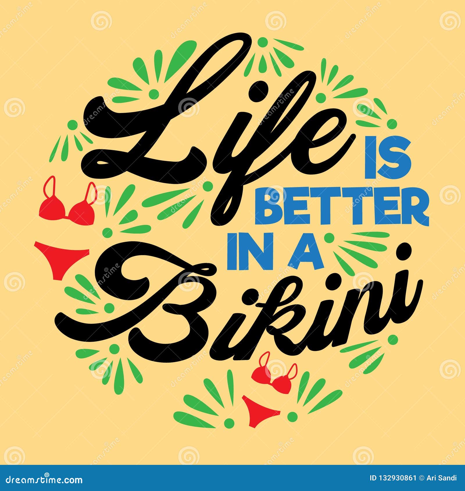 Life is Better Summer Quotes Stock Vector - Illustration of mind, sunshine:  132930861
