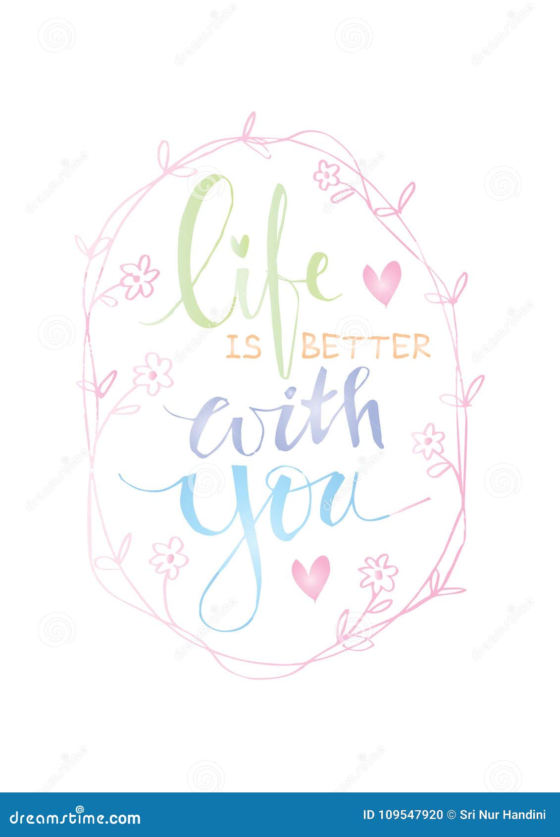 My Life Is Better With You In It Quotes Life is better with you stock illustration. Illustration of banner