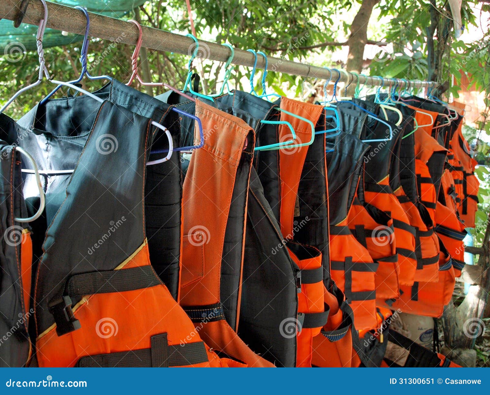 Life jackets stock image. Image of save, outdoors, boat 31300651