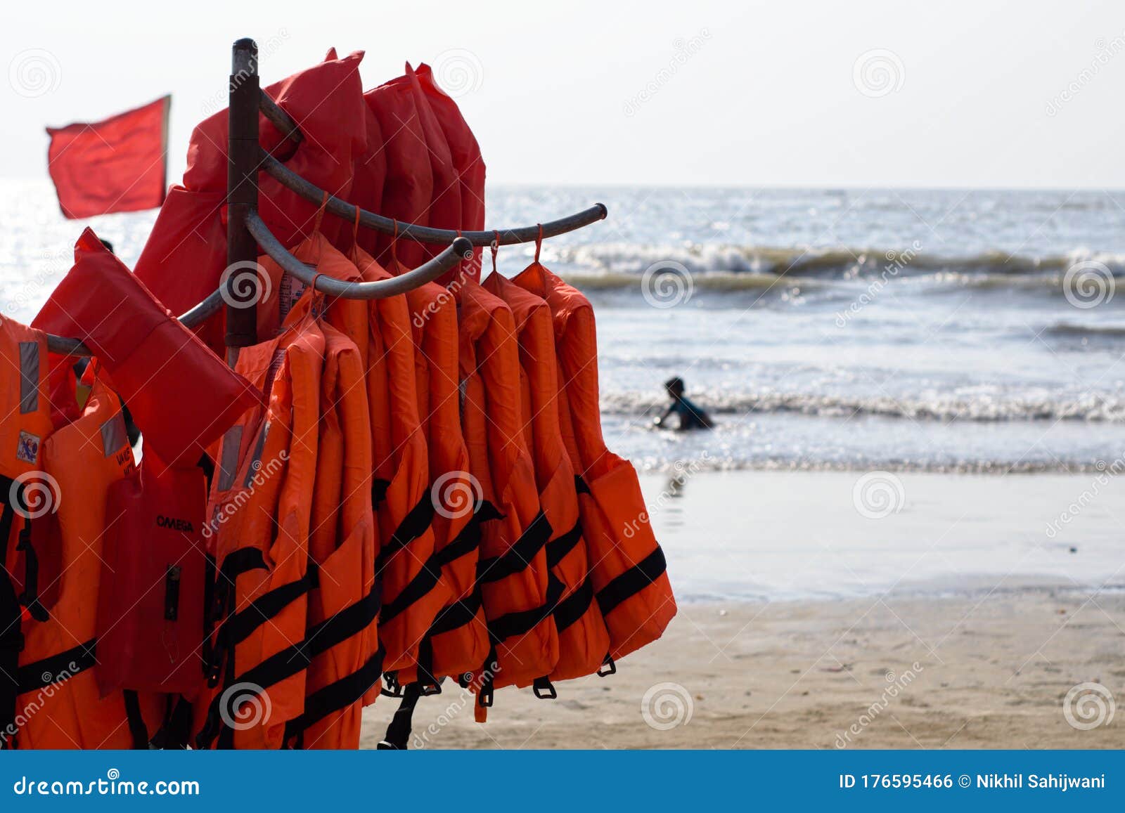 Life Jackets on Juhu Beach in Mumbai Editorial Photo Image of juhu