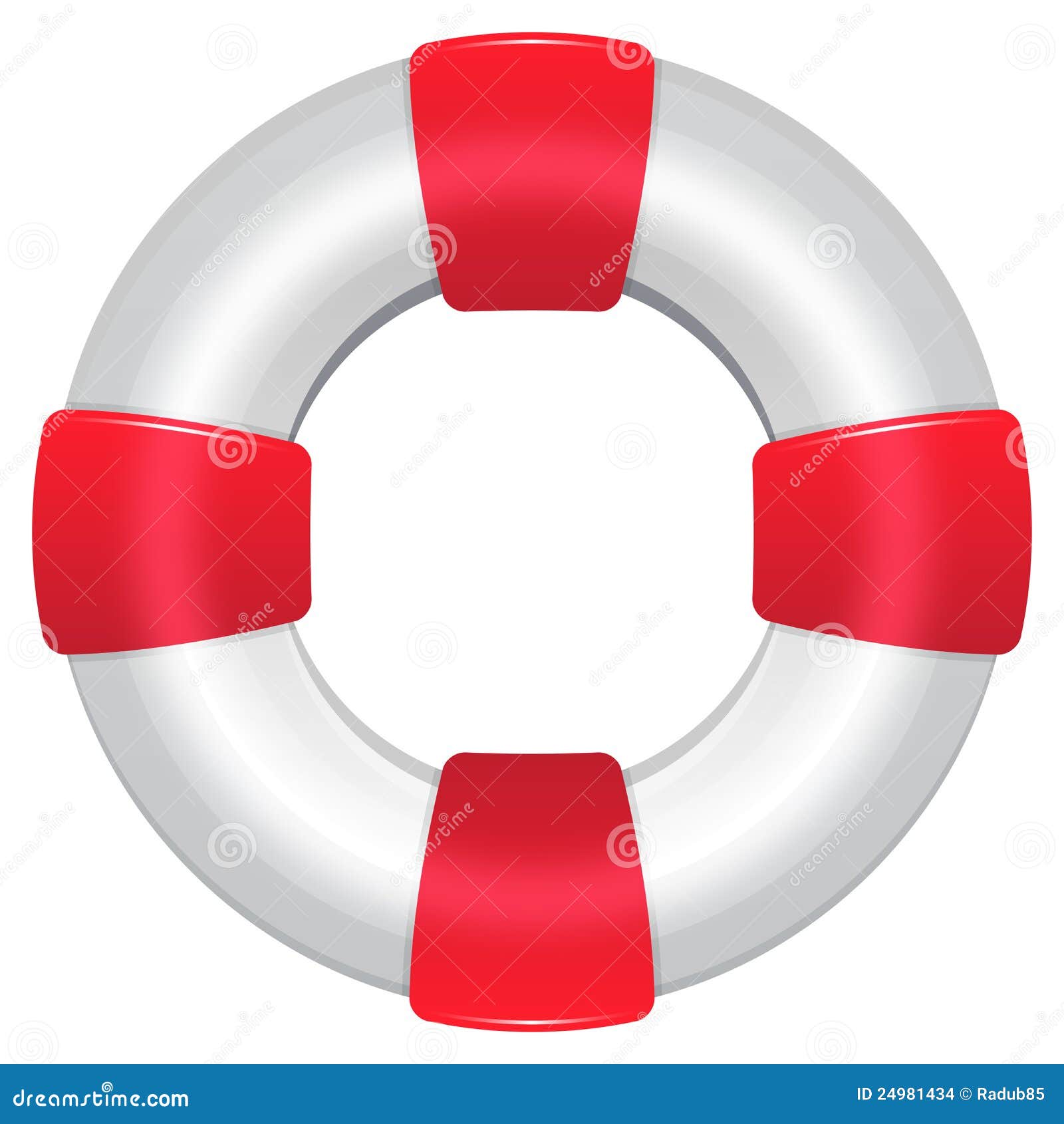 white life preserver clipart