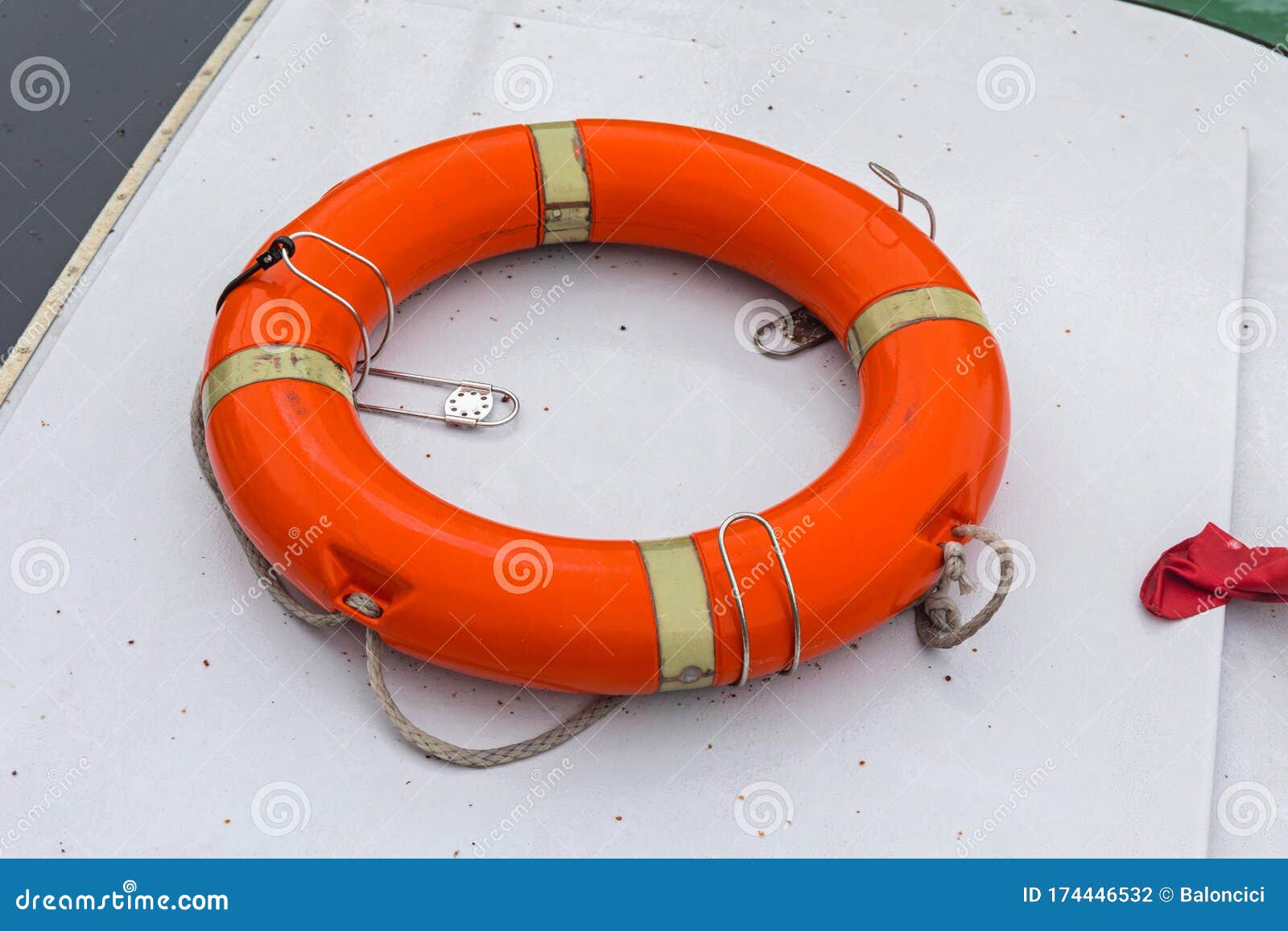 Life Ring Boat stock photo. Image of orange, buoy, lifebuoy 174446532