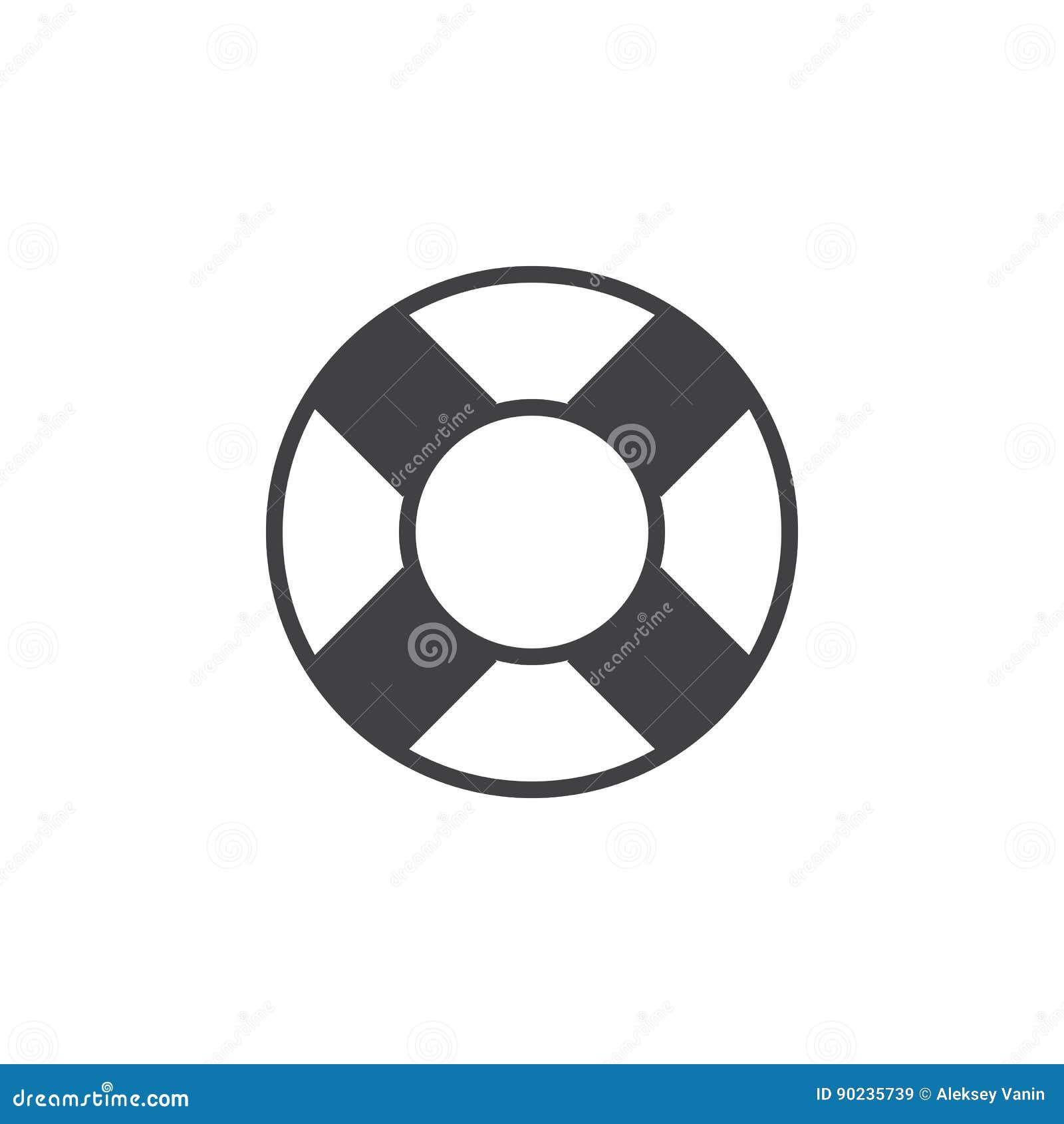 Life Ring Icon , Help Solid Logo Illustration, Pictogram I Stock ...