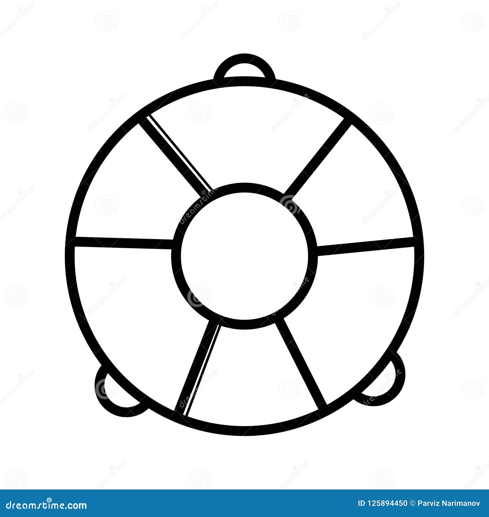 Download Life Ring Icon Vector On White Background. Life Preserver ...