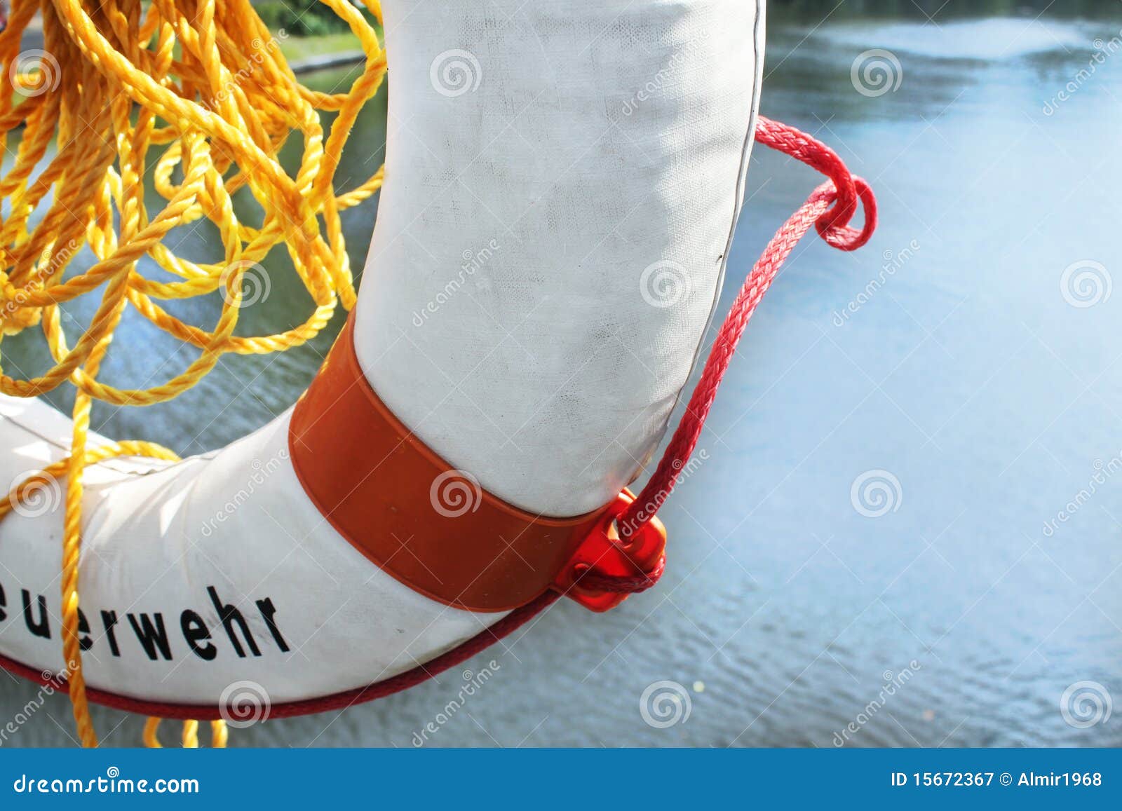 Life Ring and Rope stock image. Image of braided, wire 15672367