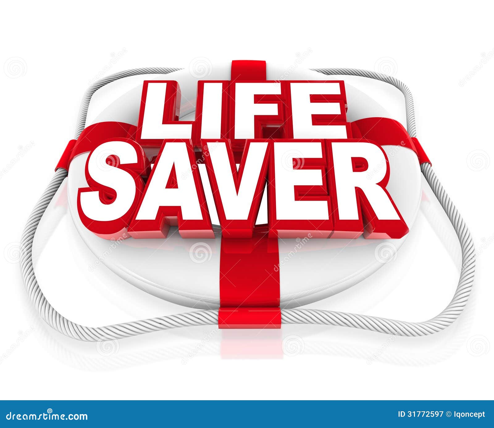 life saver preserver help in moment of crisis or danger