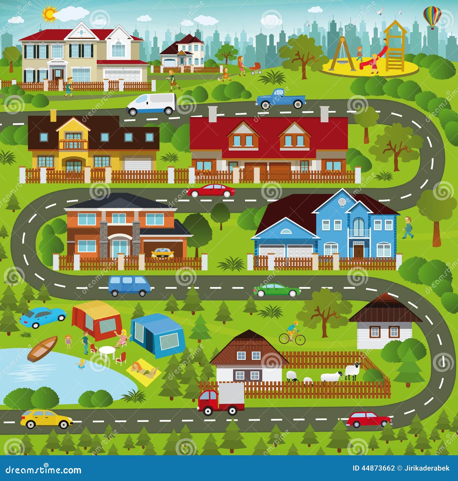 Kids Town Map Stock Illustrations – 572 Kids Town Map Stock Illustrations,  Vectors & Clipart - Dreamstime