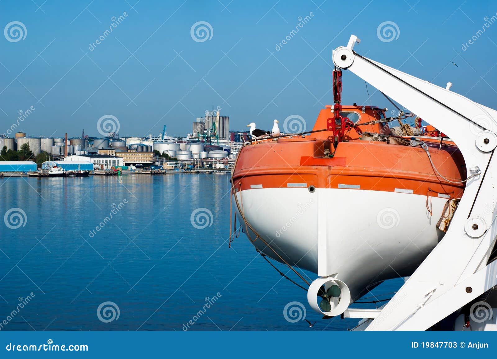 промышленный корабль порта s lifeboat