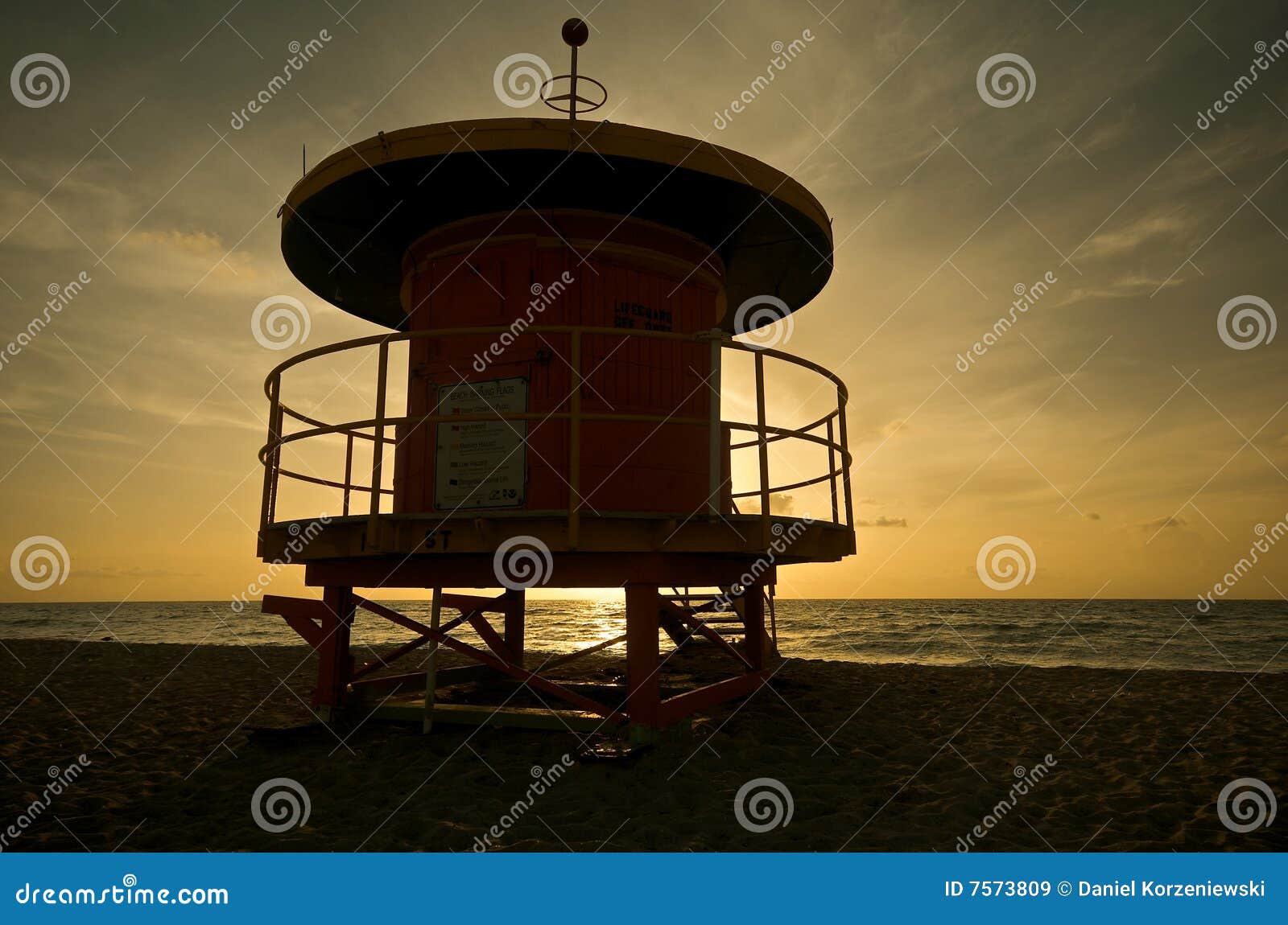 Lifeguard off Duty II stock image. Image of morning, outdoors 7573809