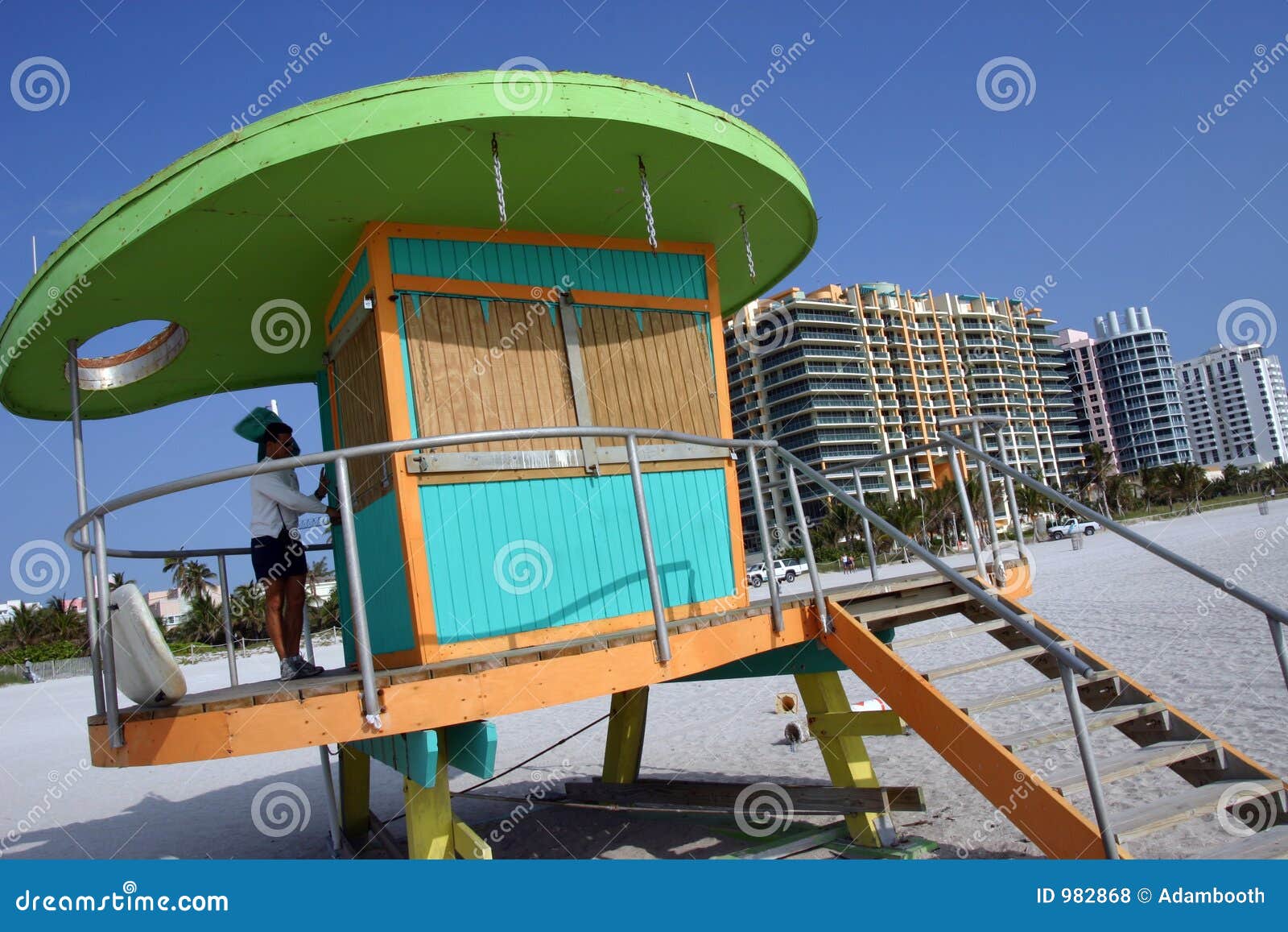lifeguard station, miami beach