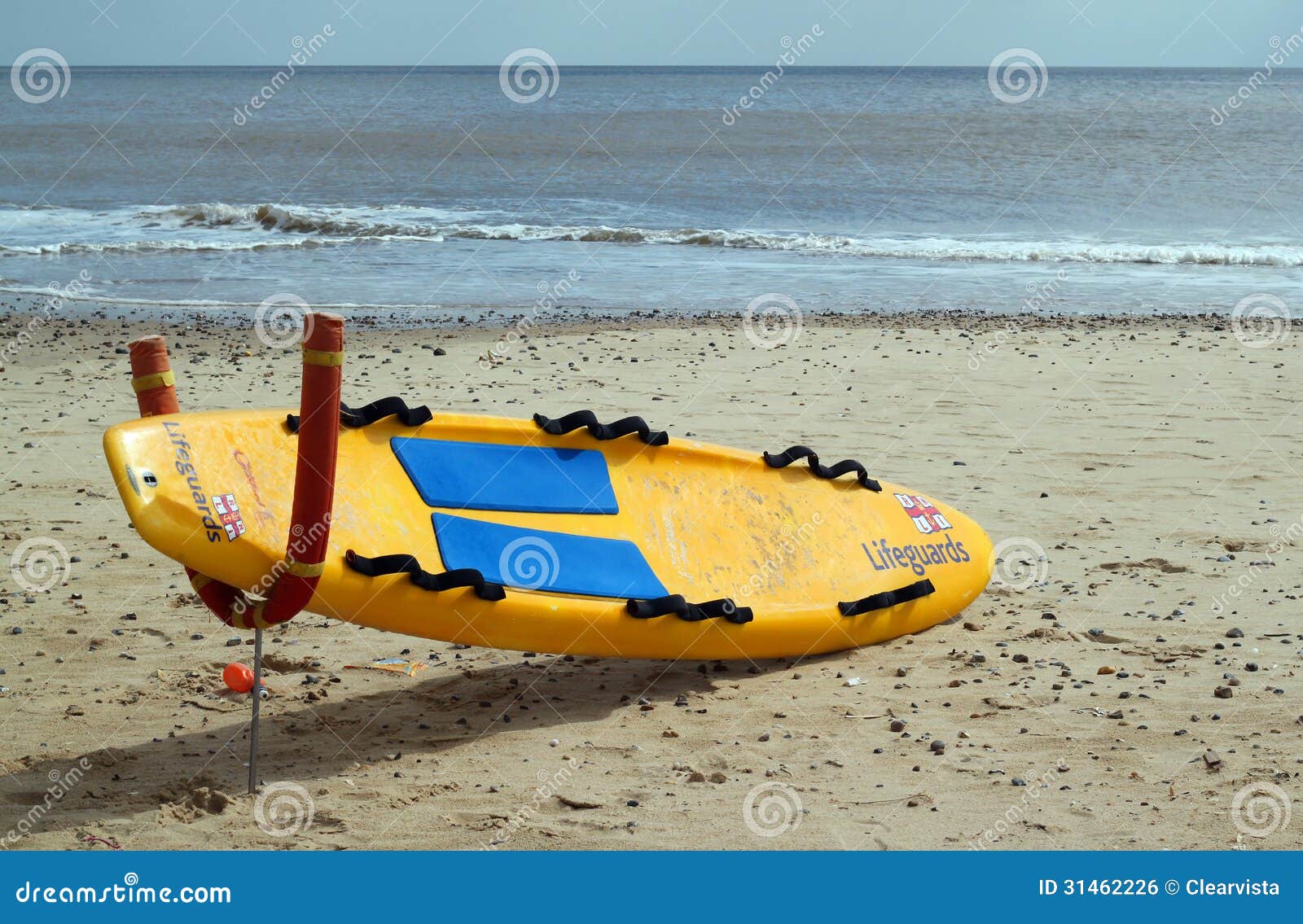 Lifeguards Surfboard on a Beach. Editorial Photo - Image of board, surf ...