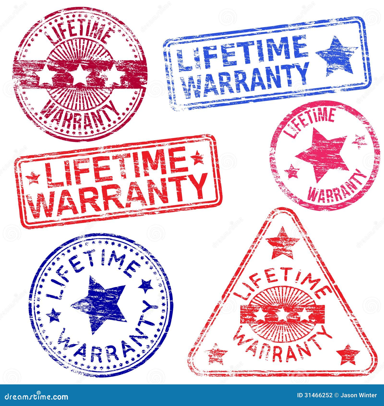 lifetime warranty stamps