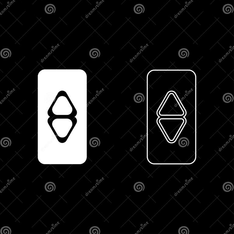 Lift Button Elevator Panel Up and Down Each Floor with Arrow Choice Set ...