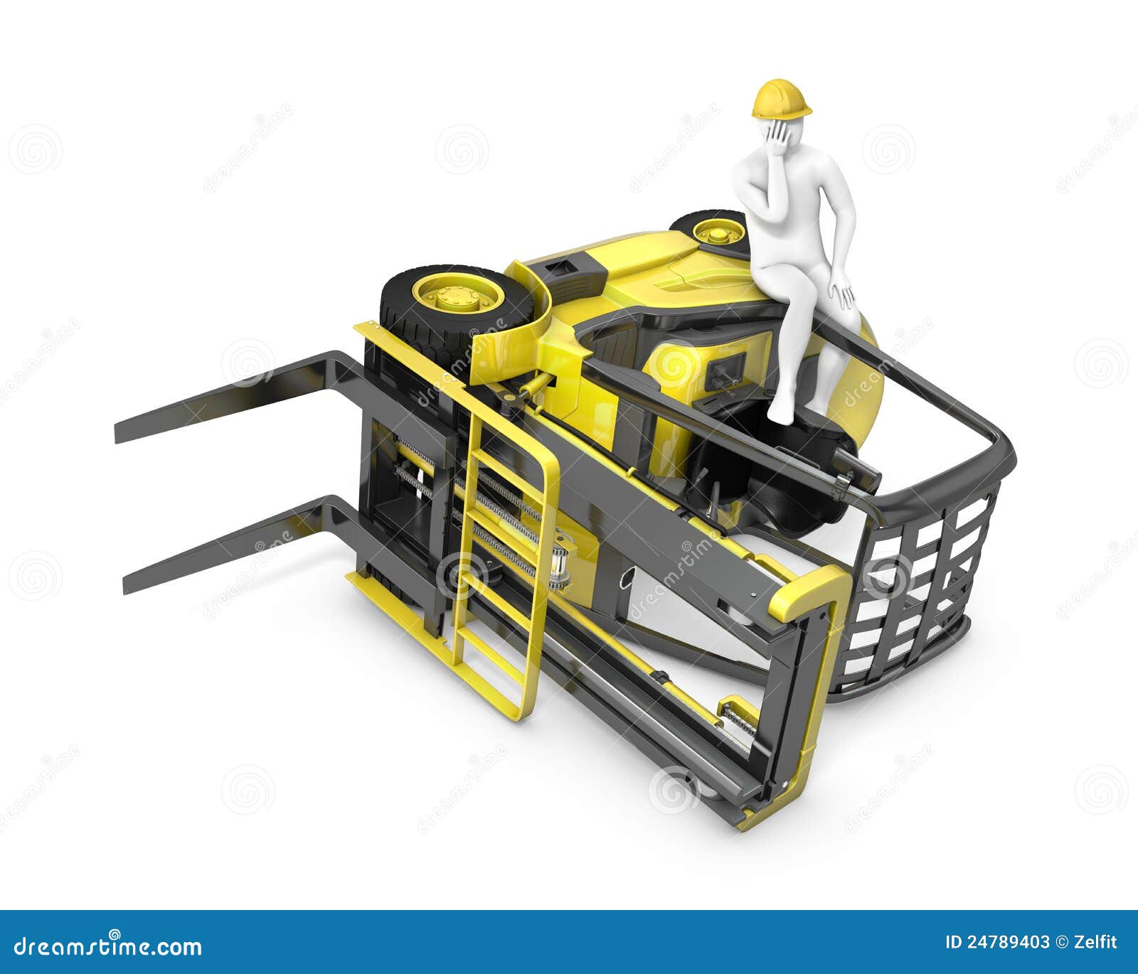 Change romantic Russia Lift Truck Flipped on Side after Falling Stock Illustration - Illustration  of falling, carrying: 24789403