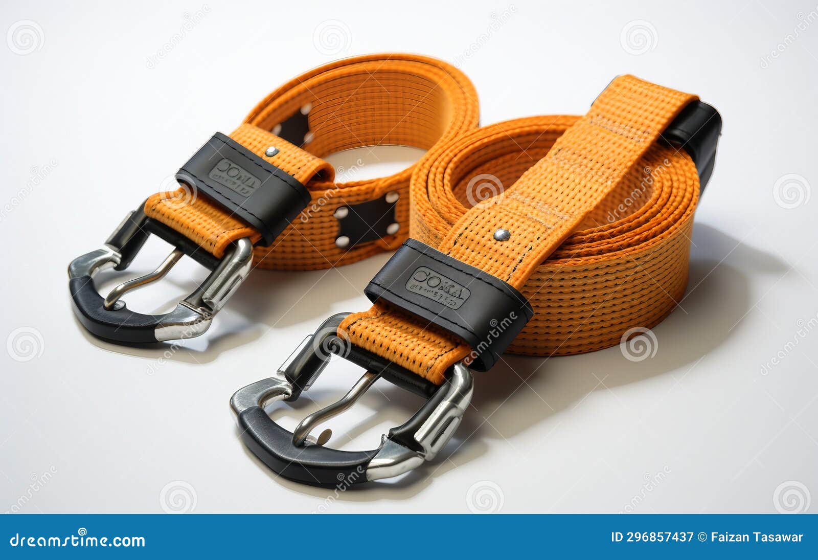 Lifting Straps on Seethrough Backdrop Generative Ai Stock