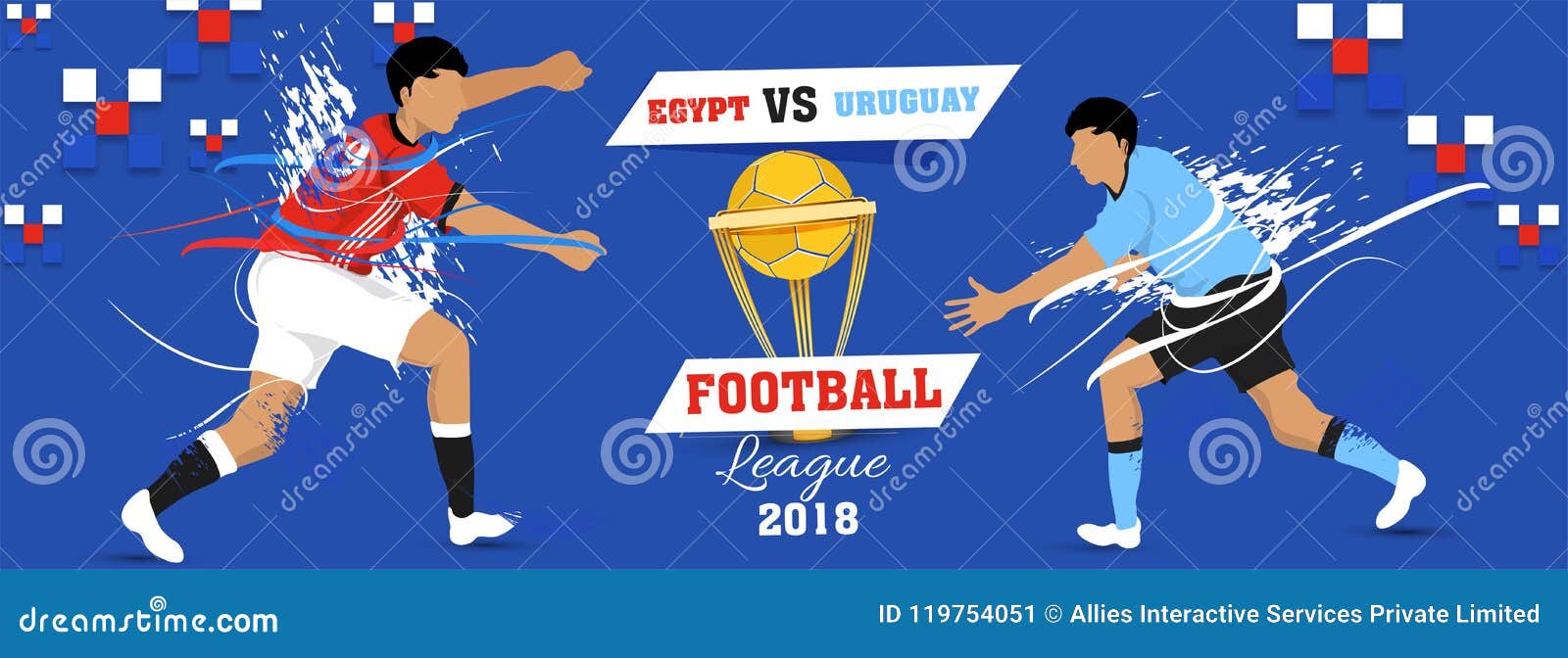 Liga Del Campeón Del Fútbol, Partido Entre Egipto V/s Uruguay Con