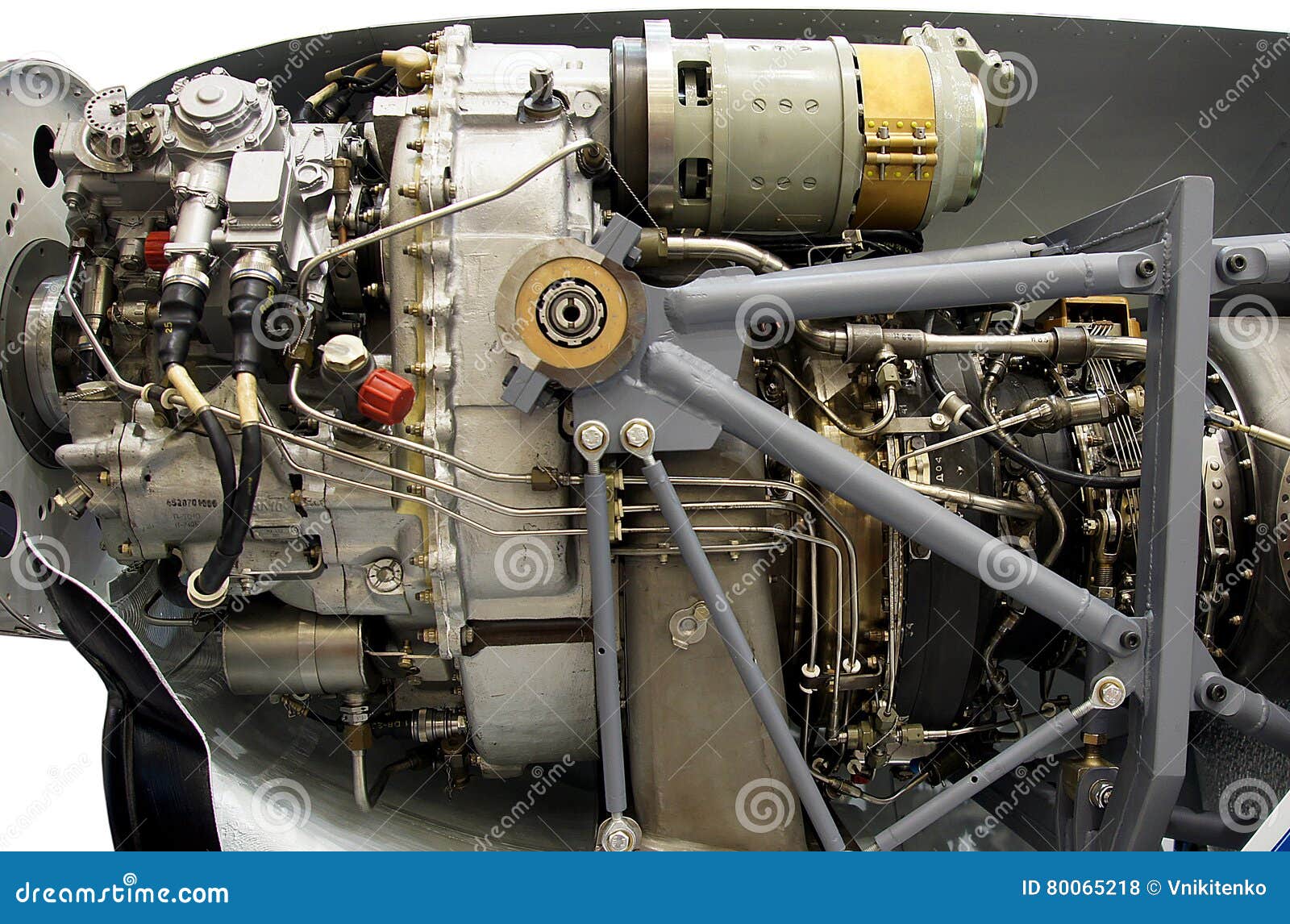 Light aircraft engine stock photo. Image of maintenance 80065218