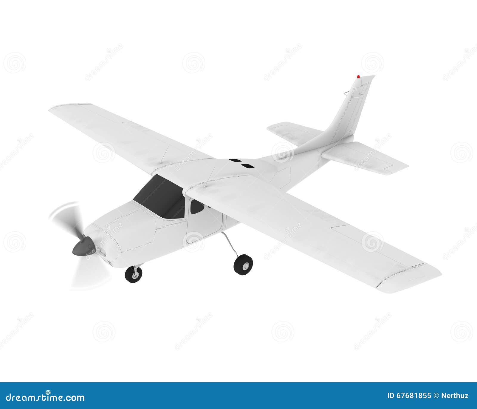 Light Aircraft stock illustration. Illustration of aviation 67681855