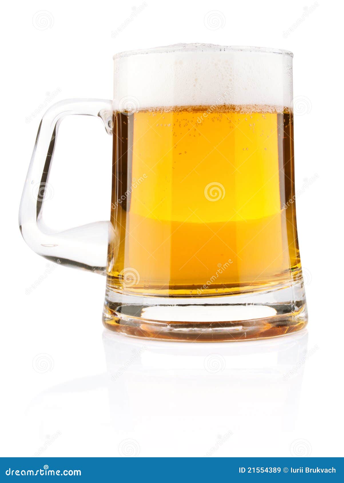 Light beer in glass mug stock image. Image of white, aromatic 21554389