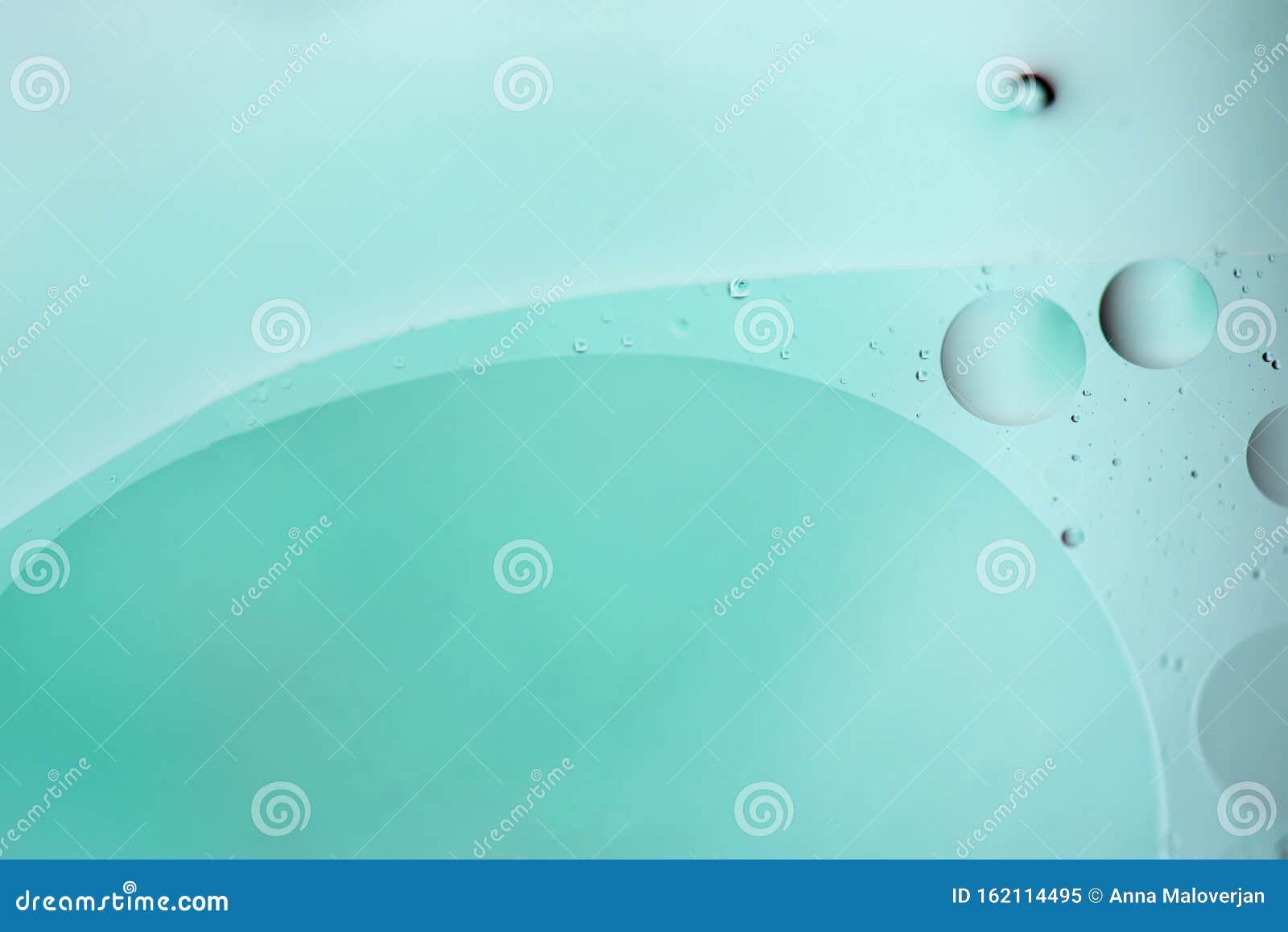Light Blue Abstract Background Picture Made with Oil, Water and Soap ...