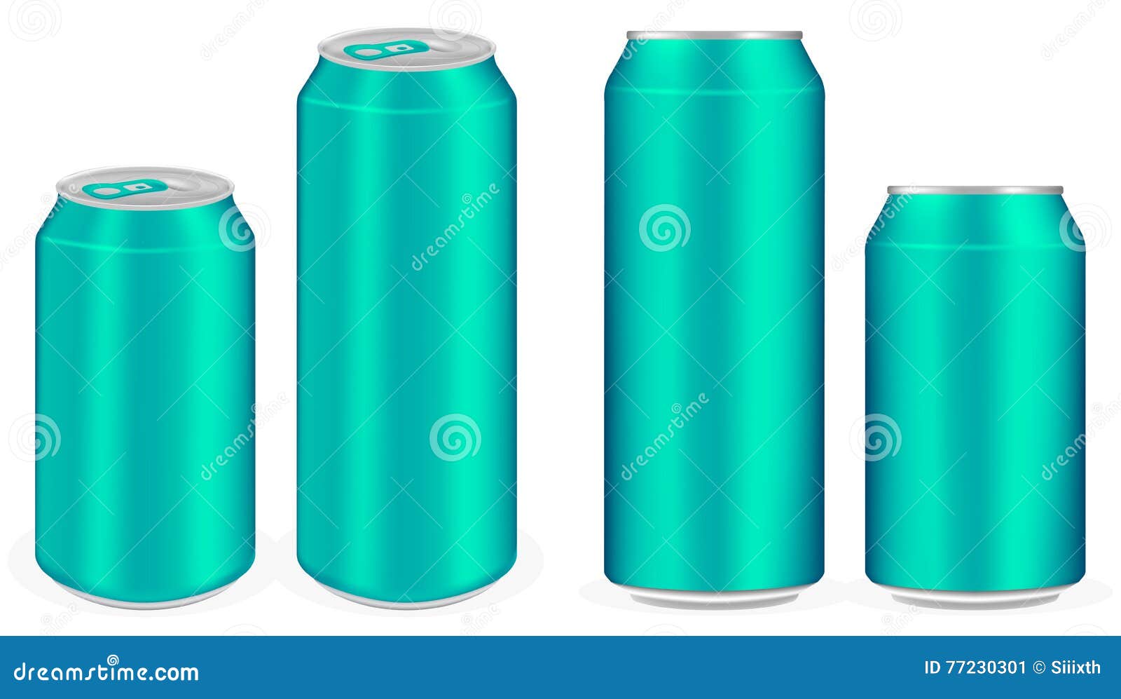 Aluminium Soft Drink Cans Vectorpink Aluminium Soft Drink Cans Vector