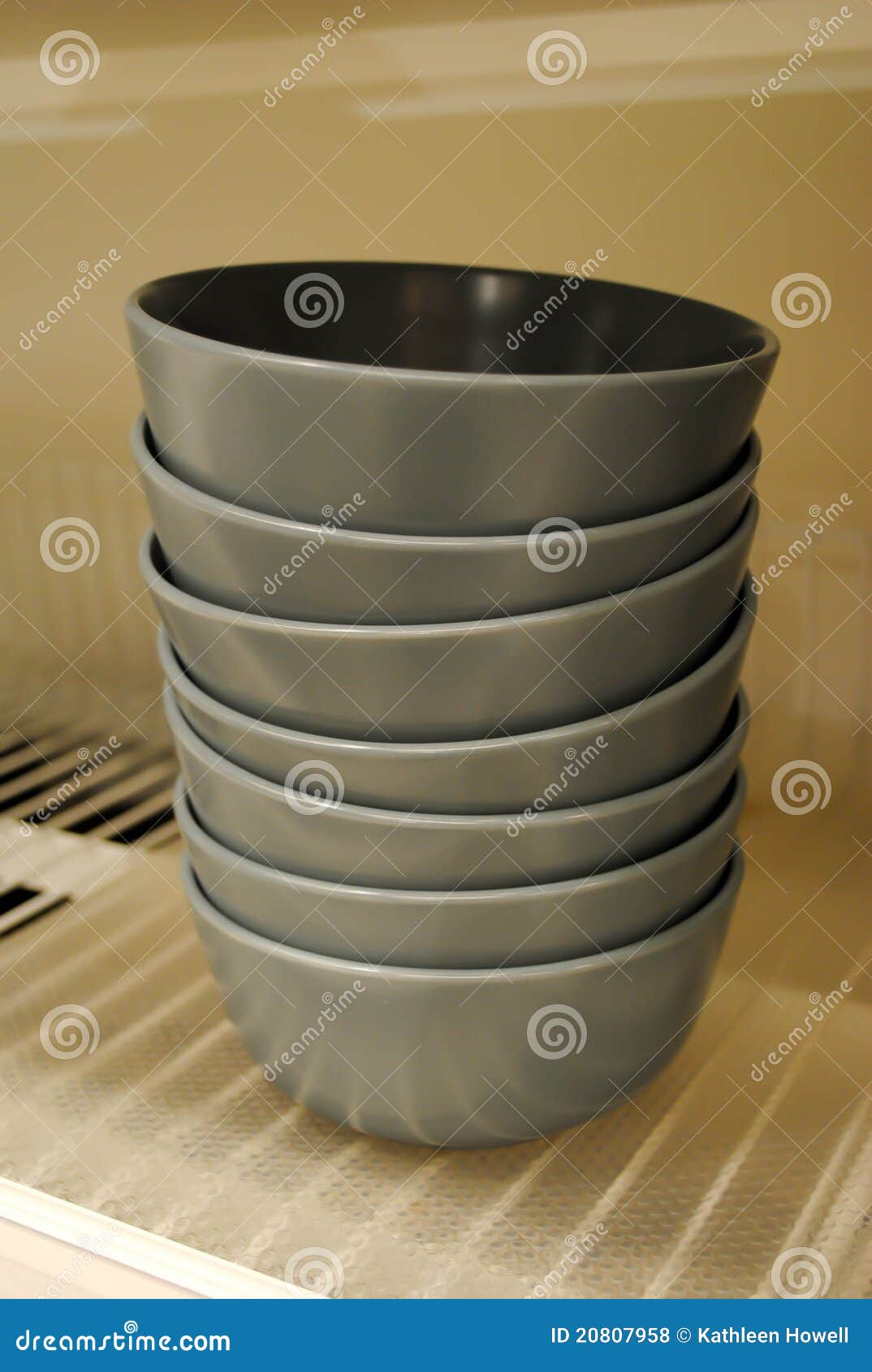 Light Blue Bowls stock photo. Image of bowls, shelving 20807958