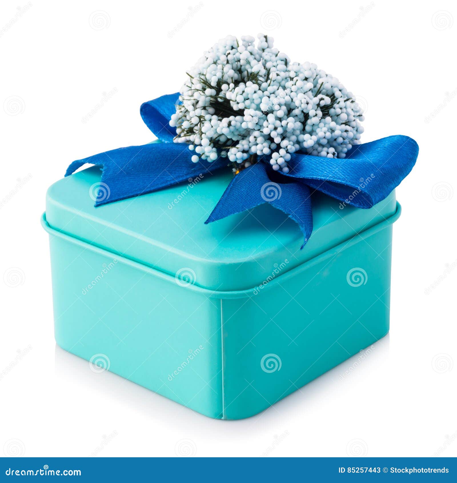 Light blue gift box stock image. Image of navy, light 85257443