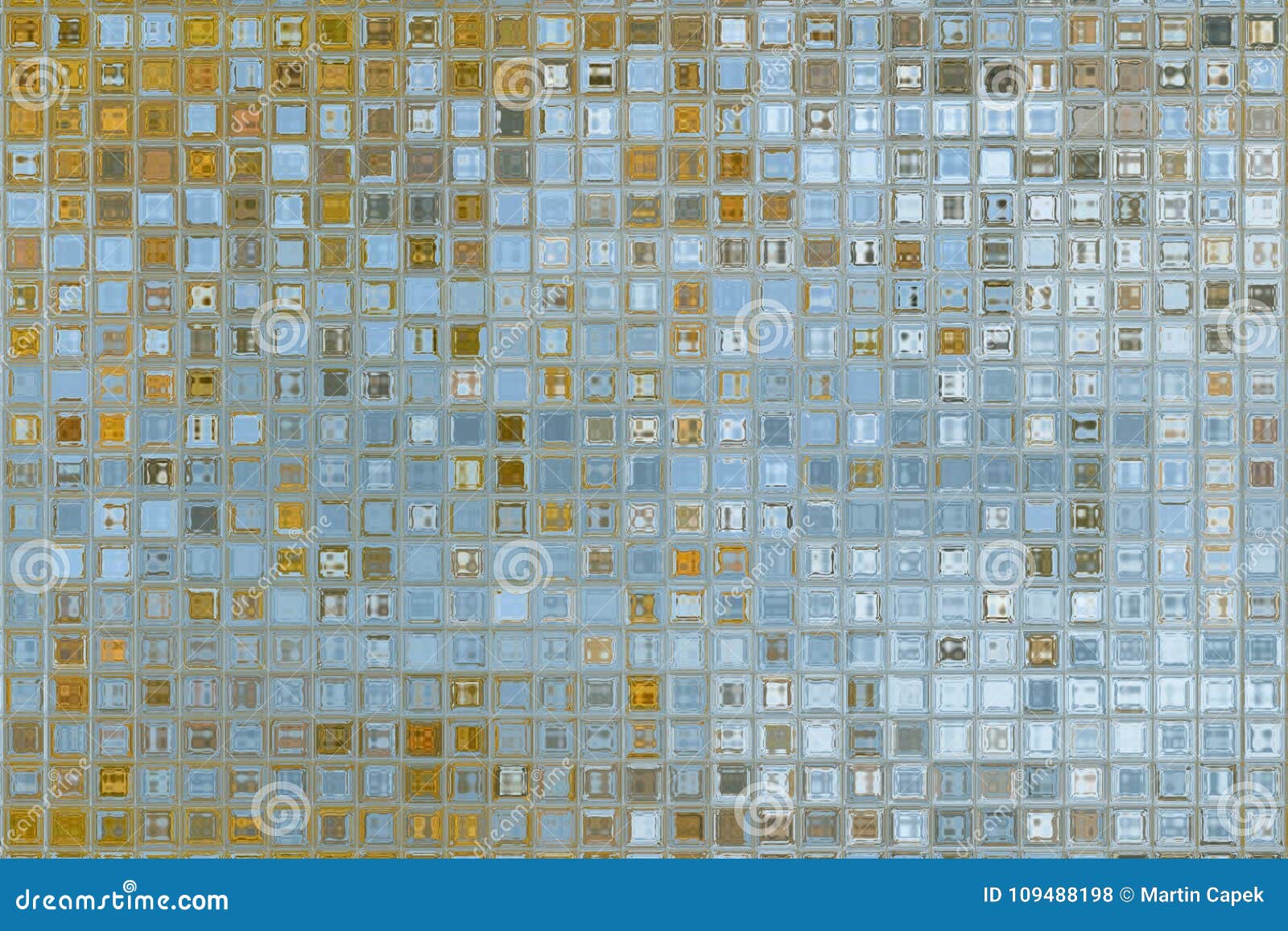 Light Blue and Golden Glass Stock Illustration Illustration of golden