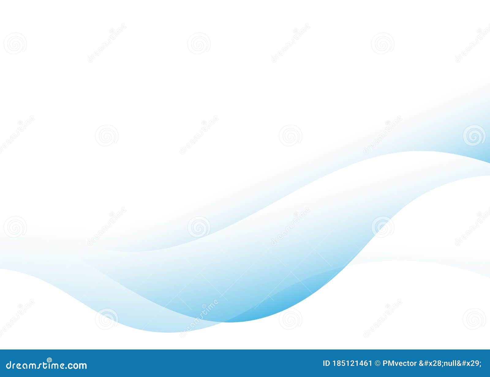 Light Blue Lines Wave Minimal Abstract Subtle 3d Paper Vector ...