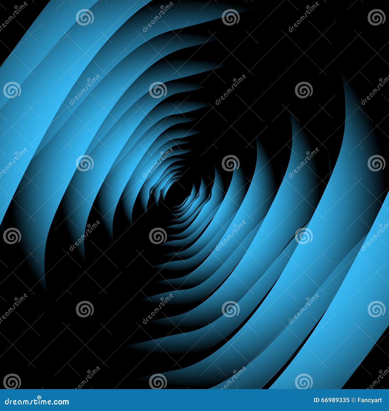 Light Blue Optical Illusion Stock Vector Illustration of cone