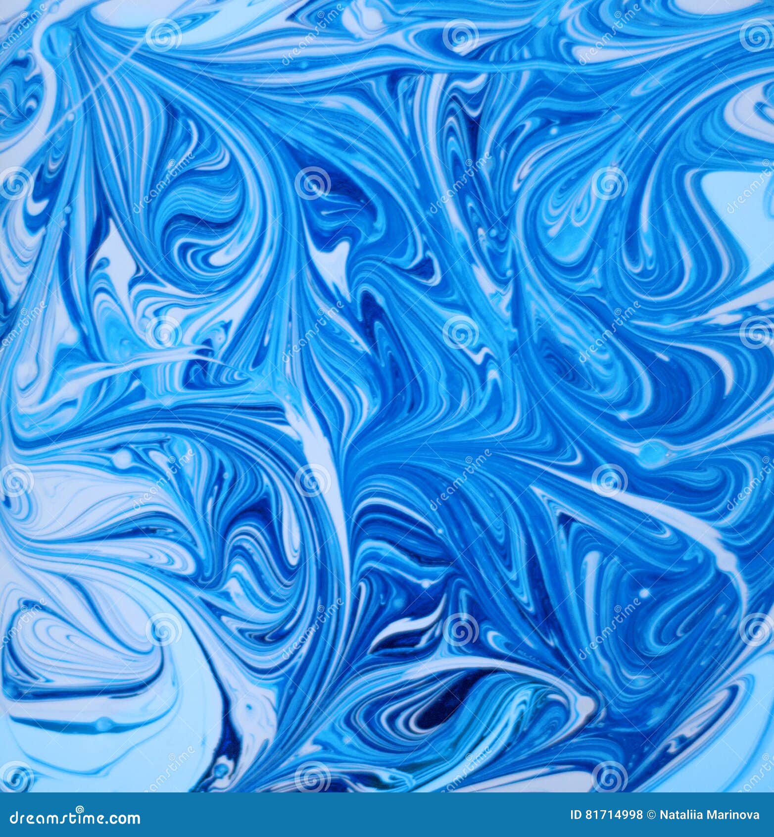 Light Blue Texture Marble Abstract Background Liquid Acrylic