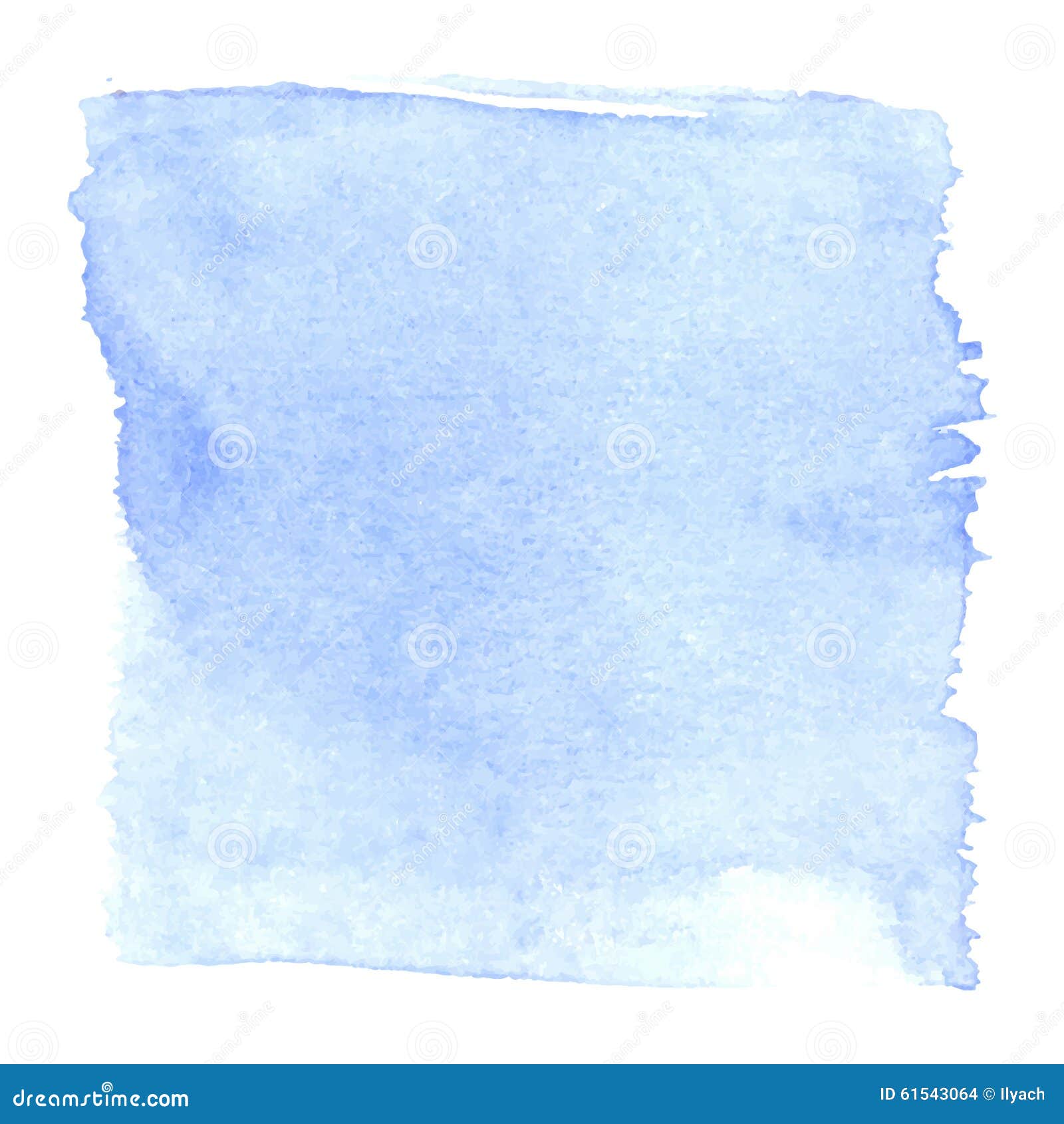 20 Blue Watercolor Brush Strokes Clipart- Thin