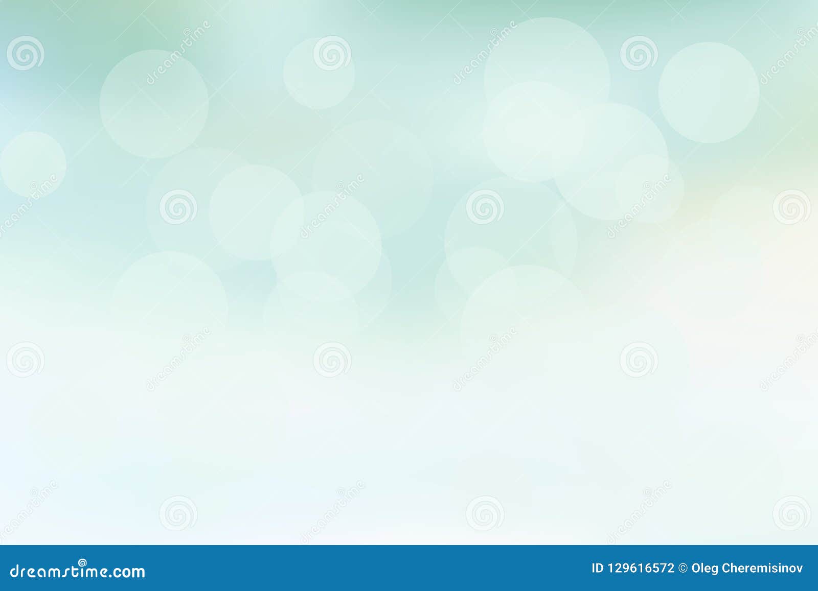 Light Blue and White Blurred Background. Vector Abstract Background