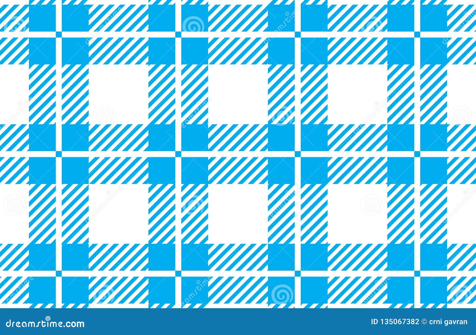 Light Blue and White Plaid Pattern.Vector Illustration Stock Illustration - of design, 135067382