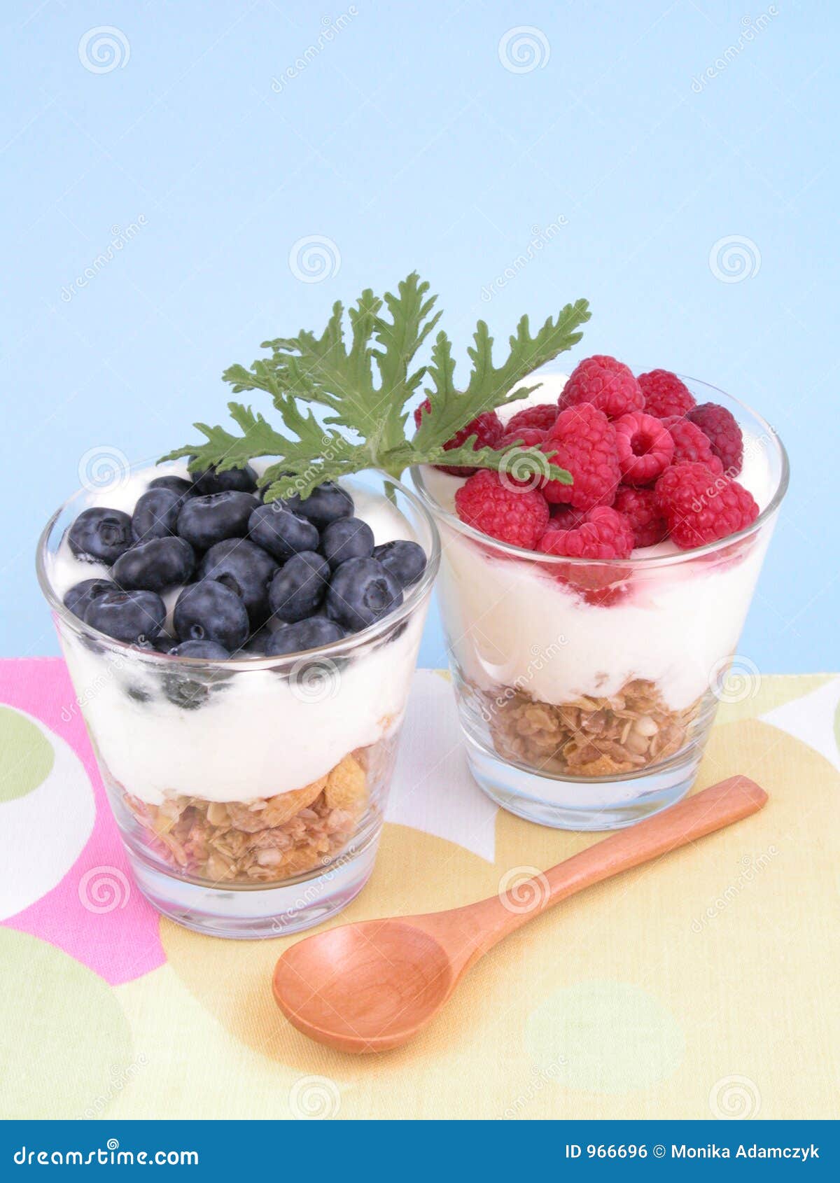 Light breakfast stock photo. Image of raspberries, light - 966696