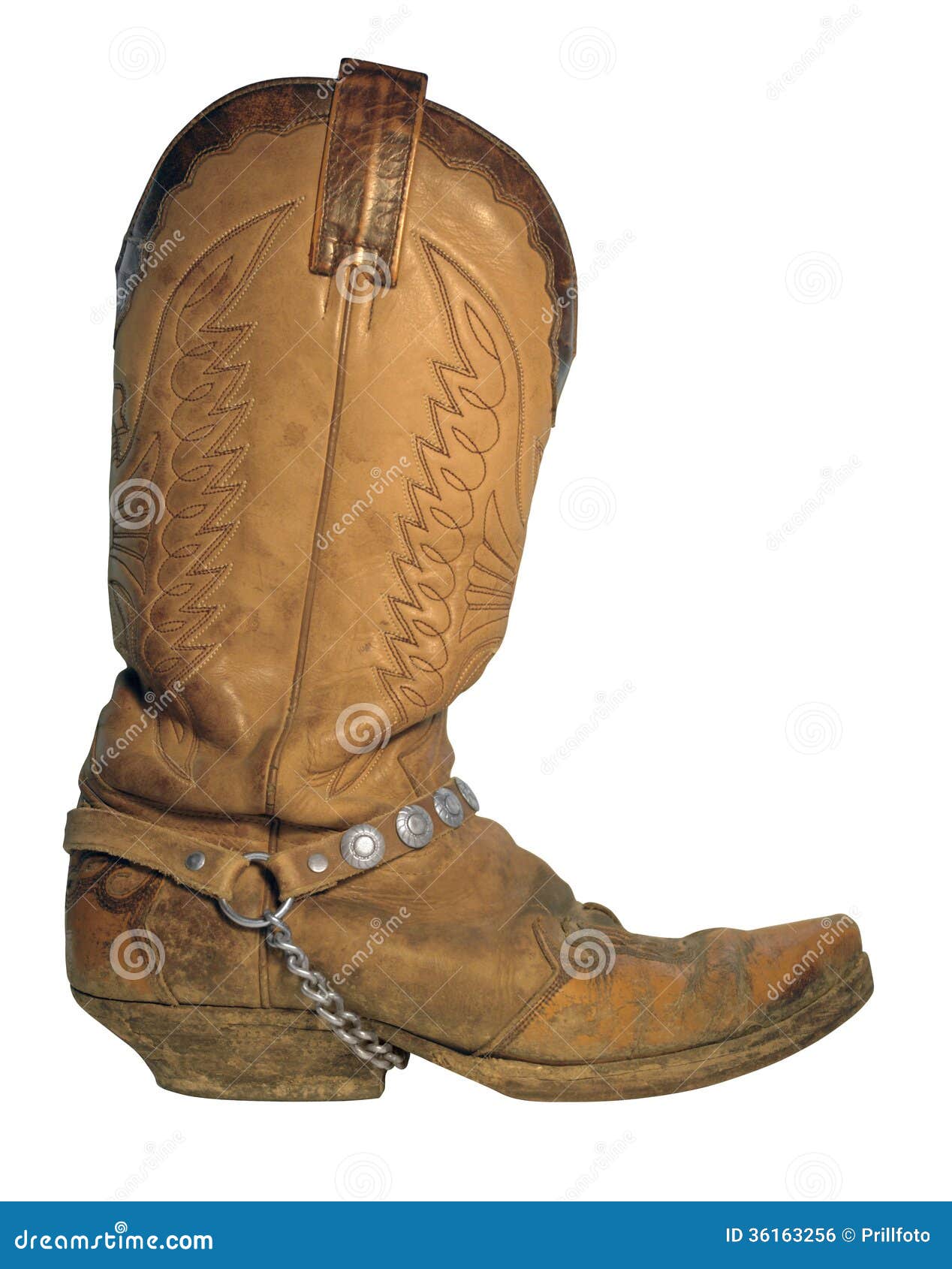 Light brown cowboy boot stock photo. Image of hide, culture - 36163256