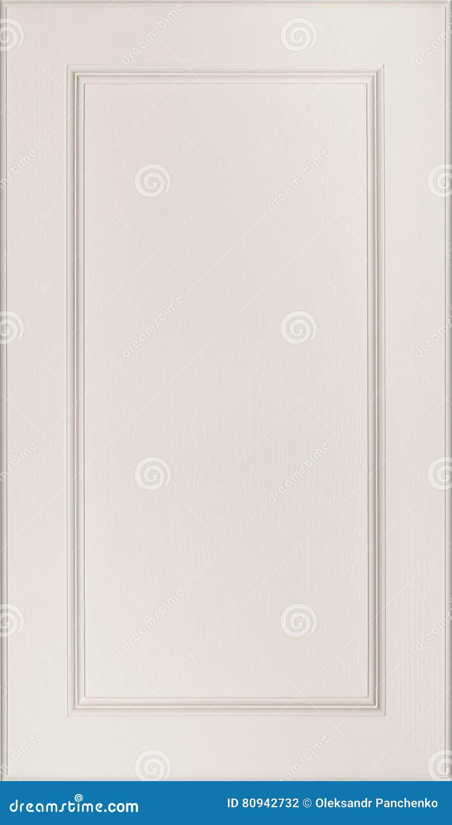 Light Brown Kitchen Door Facade. Stock Photo Image of board