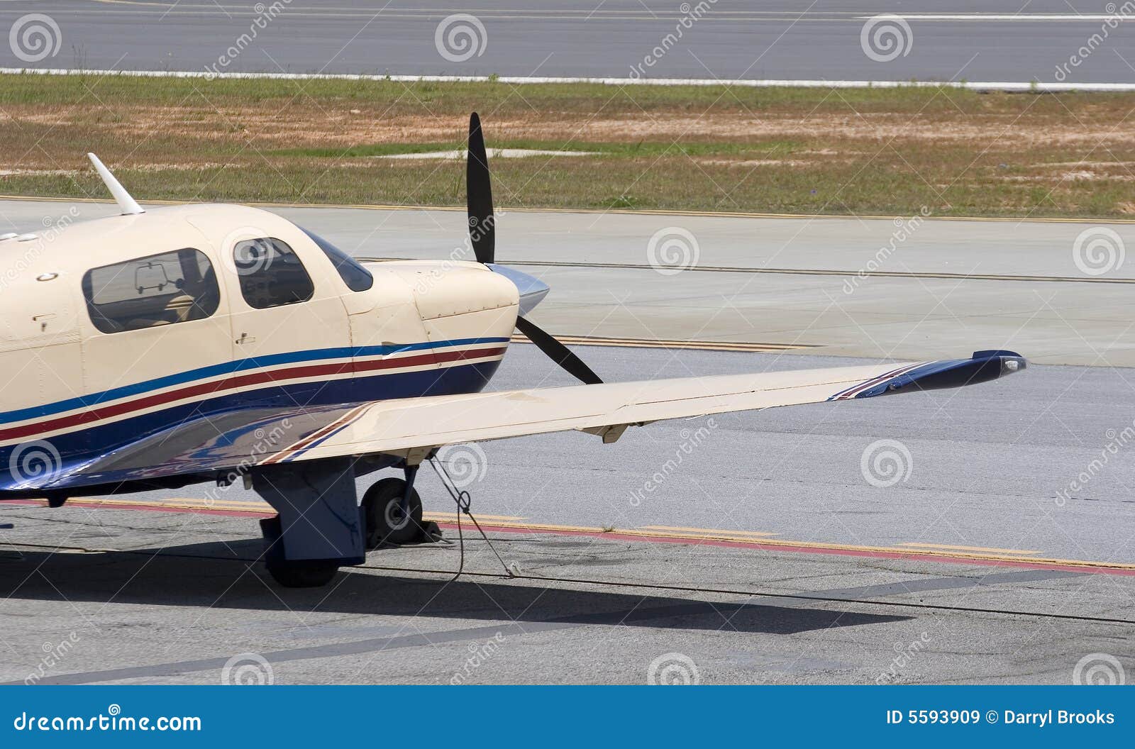 Light Brown Plane on Tarmac Stock Image Image of departure, flight