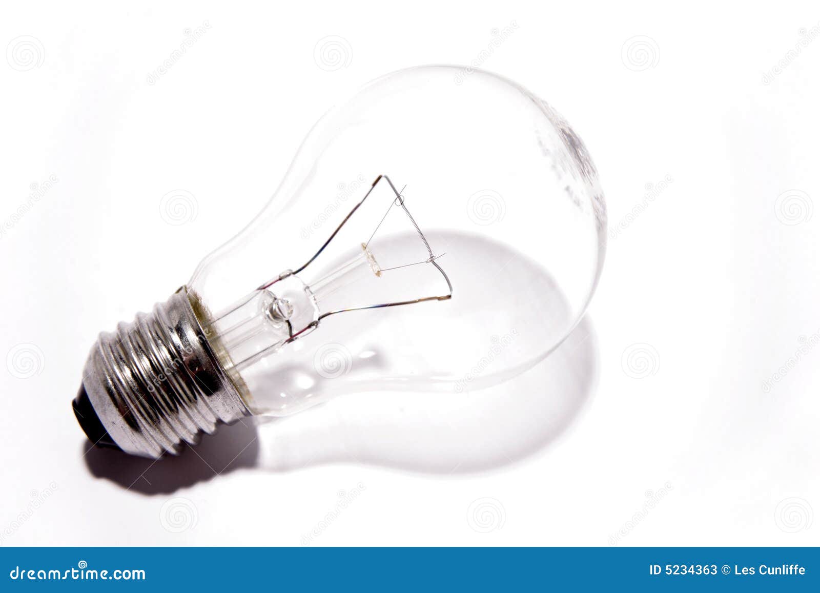 Light bulb stock image. Image of conceptual, bulb, glass 5234363