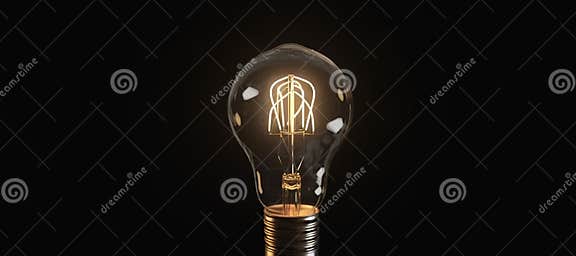Image of Light Bulb Background, Lamp, Dim Stock Illustration ...