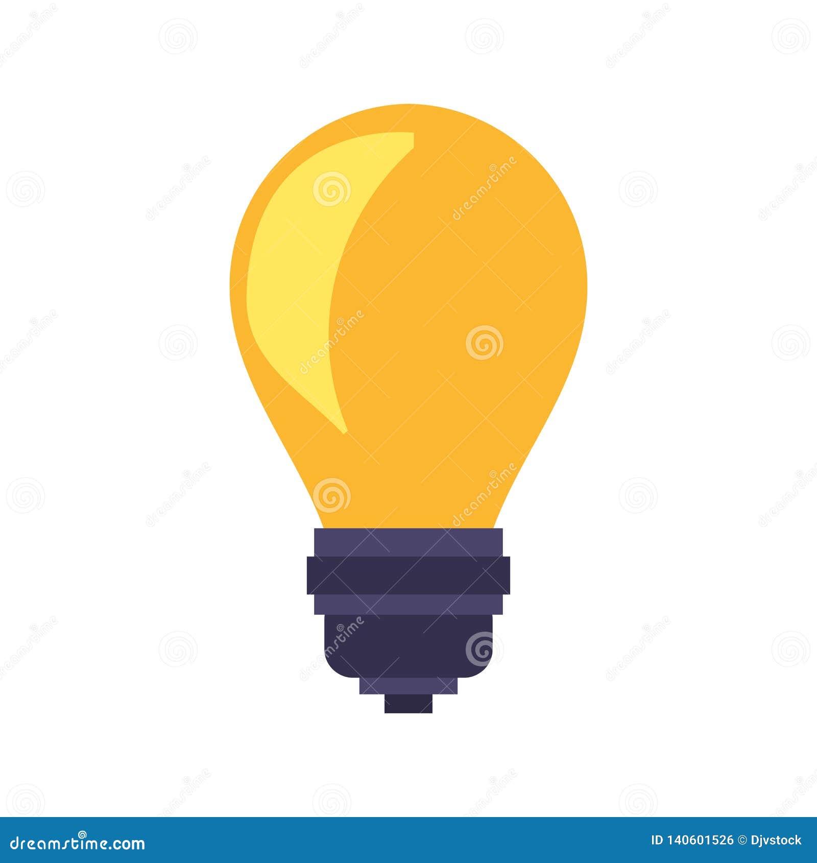 Light bulb electricity stock vector. Illustration of lightbulb 140601526