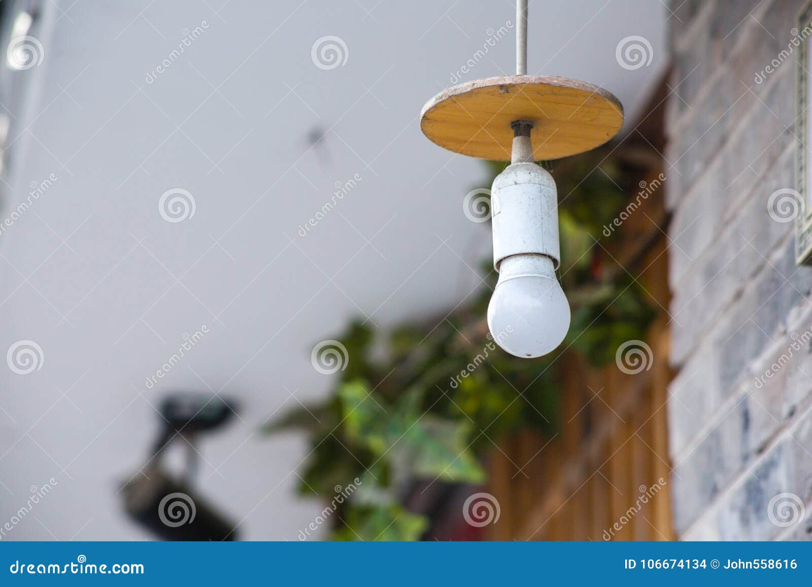 A light bulb stock photo. Image of steel, electric, porch 106674134
