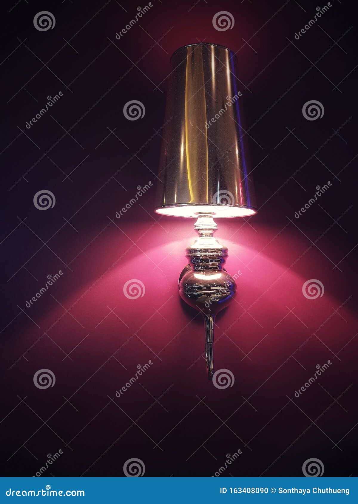 The Light Bulb in the Red House Stock Photo Image of beautiful, decor