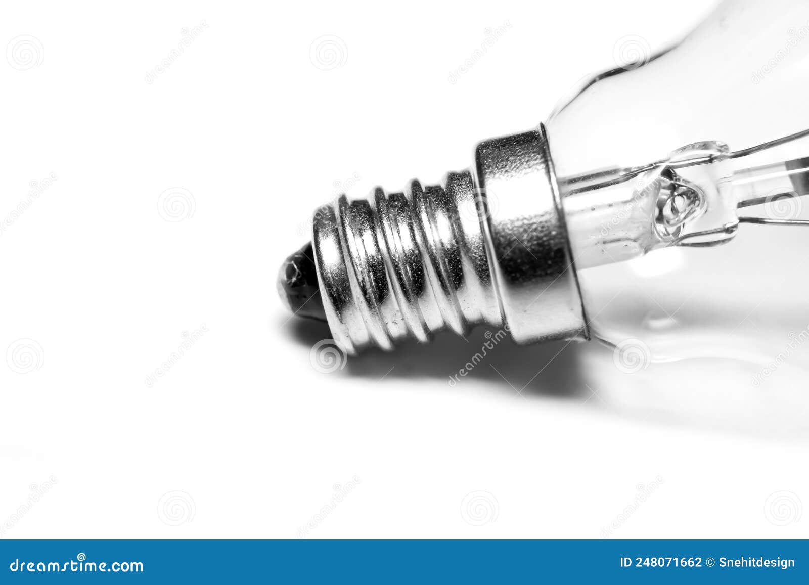 Light Bulb Mount on White Background Stock Photo Image of lamp, iron 248071662