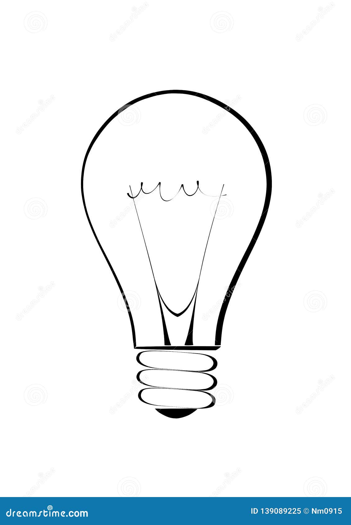 Incandescent Light Bulb Schematic Symbol