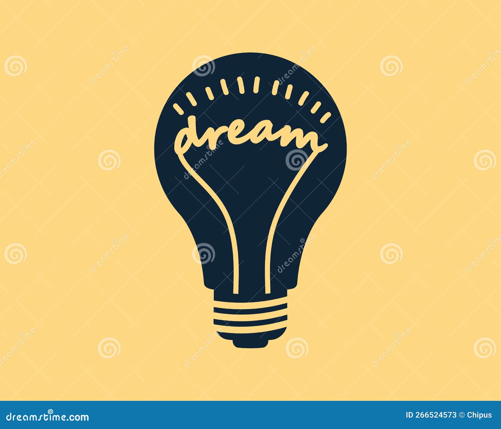 Light Bulb Symbol. Idea, Quick Tips Concept. Stock Vector